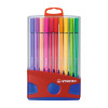 Marcador, Pen 68, Punta 1.0 mm, Estuche x 20 Unds - Color Parade. 20 Colores Surtidos